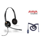 Plantronics HW520-Avaya J100 1600 9600 Phone Headset