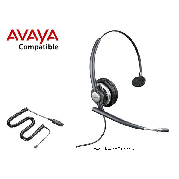 Plantronics HW710-Avaya 1400 2400 4600 5400 9400 9500 Headset