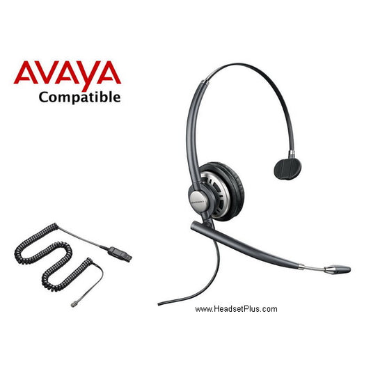 Plantronics HW710-Avaya 1400 2400 4600 5400 9400 9500 Headset