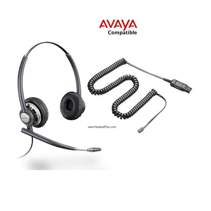 Plantronics HW720 Avaya 1400 2400 4600 5600 9400 9500 Headset
