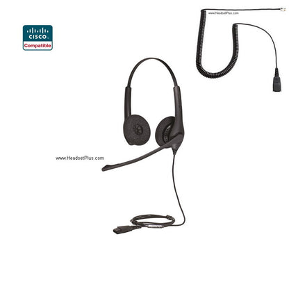 Jabra Biz 1500 Duo Binaural Cisco Compatible Headset