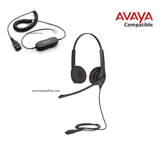 Jabra Biz 1500 Duo Avaya J100 1600 9600 Certified Headset