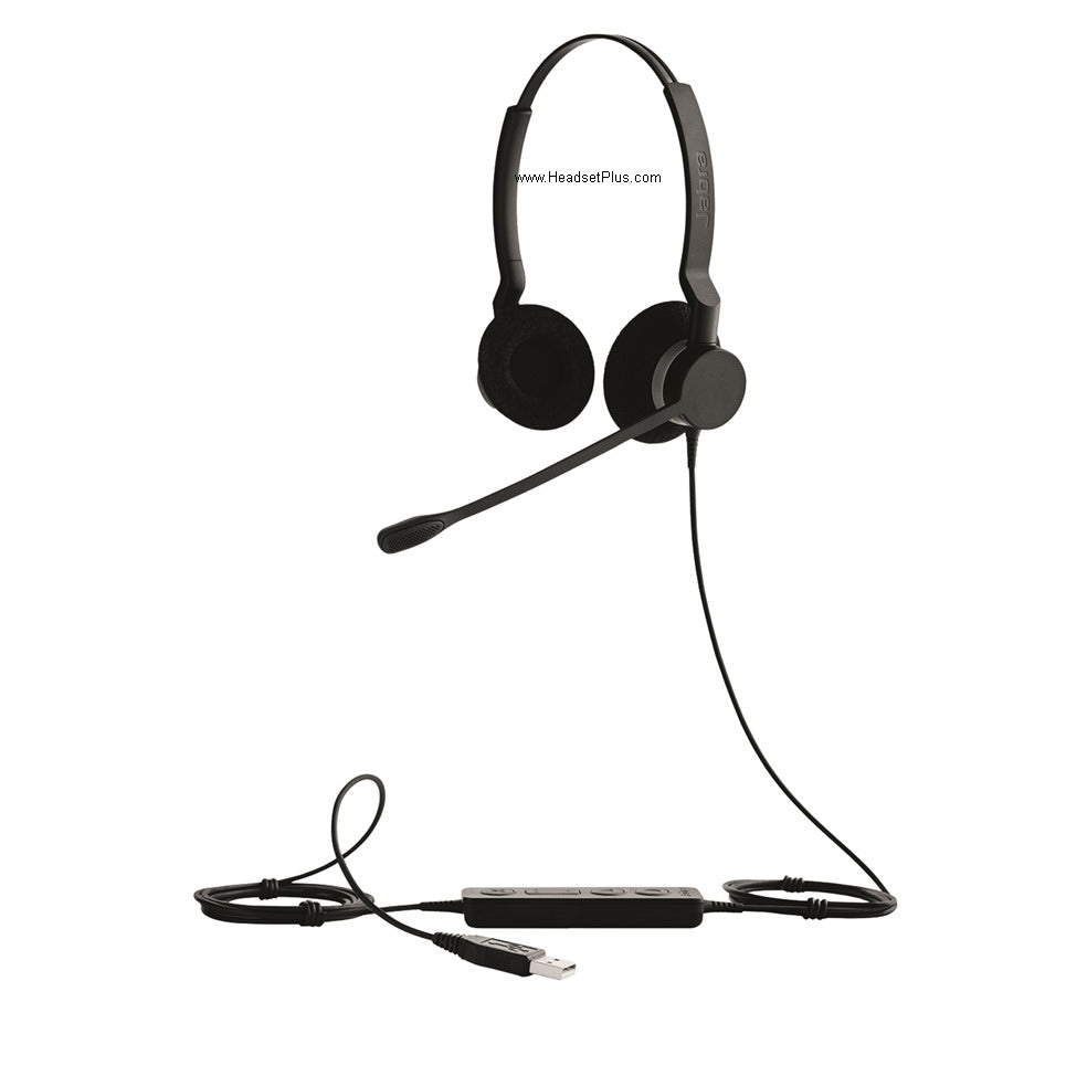 Jabra Biz 2300 USB GSA PTT Duo Push-to-Talk UC Headset