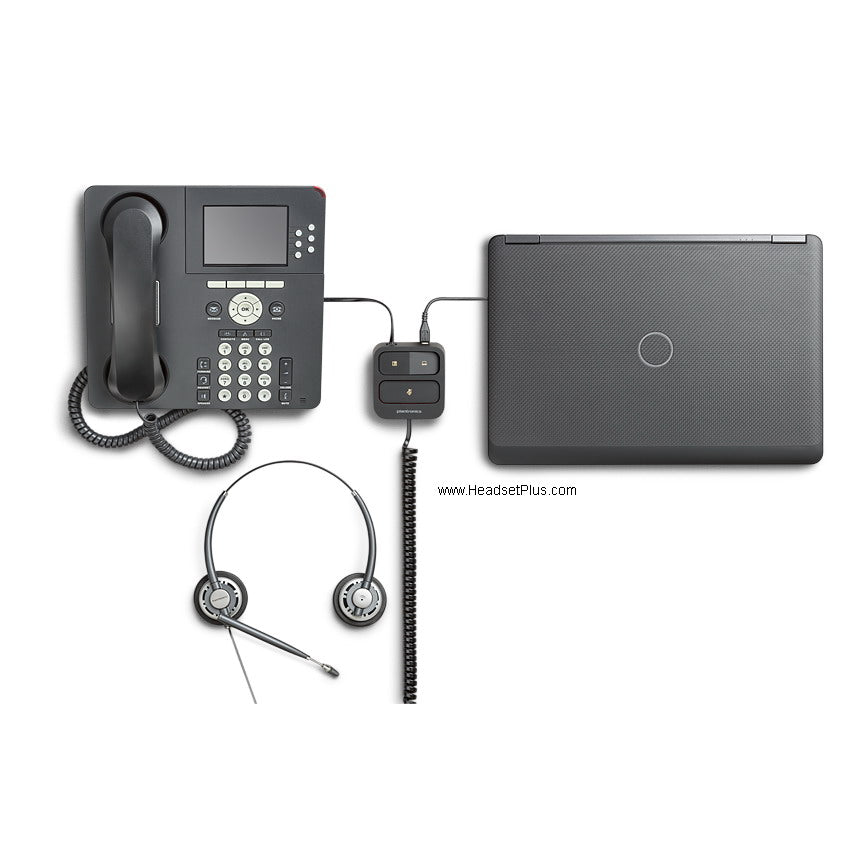 Plantronics MDA100 QD Deskphone, PC USB Switch