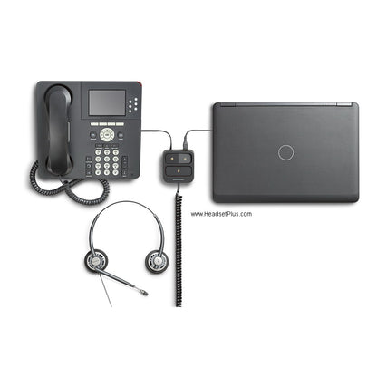 Plantronics MDA100 QD Deskphone, PC USB Switch