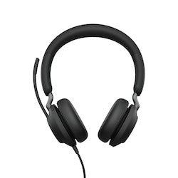 Jabra Evolve2 40 SE, MS Stereo Corded Headset USB-A – Headset plus