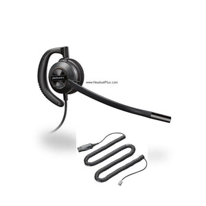 Plantronics PW530 Polaris Over-the-Ear Noise-Canceling Headset (HW530 + A10)