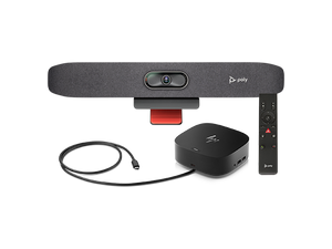 Poly Studio R30 Video Bar and Bluetooth Remote with HP USB-C G5