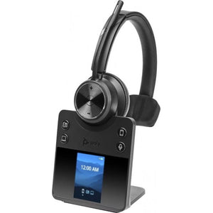 Poly Savi 7410 DECT Wireless Mono Bluetooth Headset - 3-Way Connectivity