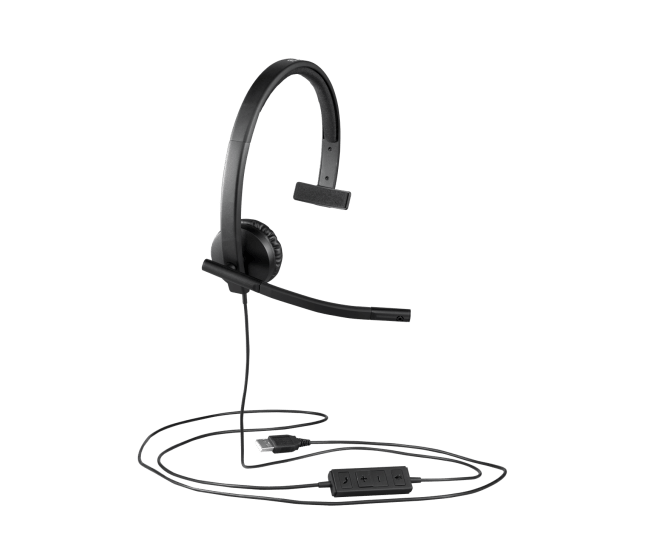 Logitech H570e Mono Headset USB-A UC