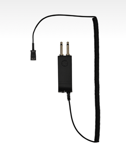 JPL BL-22+P Dual-Prong PJ-7 to QD Headset Adapter