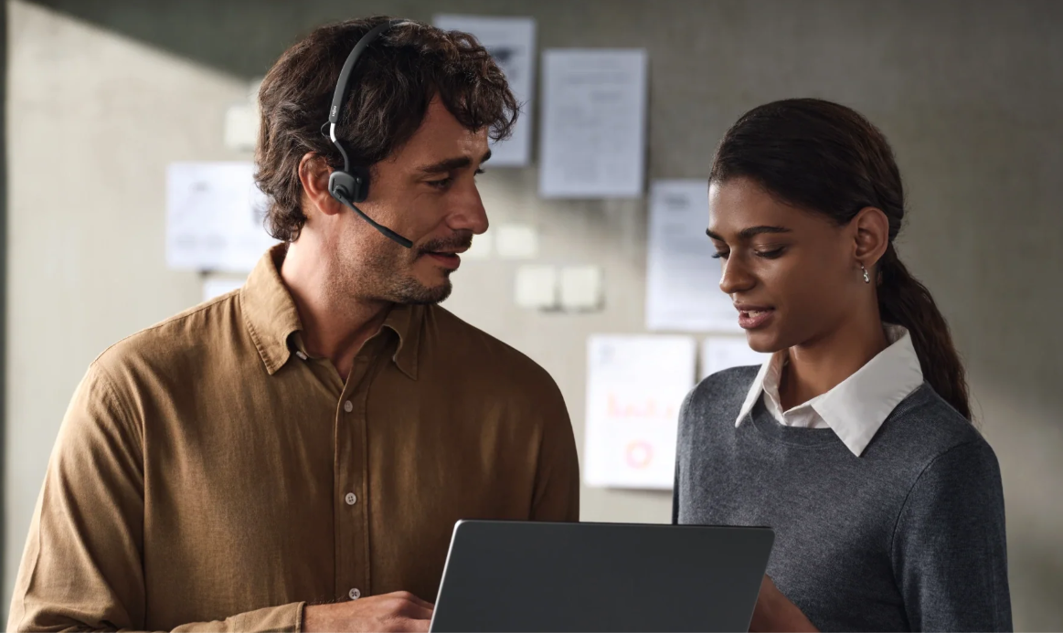 Shokz OpenMeet UC Headset | Bone Conduction