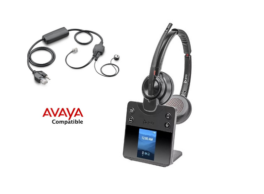 Poly Savi 8420+Avaya EHS J100 1400 1600 9400 9600 (APV-63)