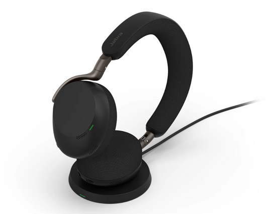 Jabra Evolve3 75 UC Stereo Headset with Charging Pad