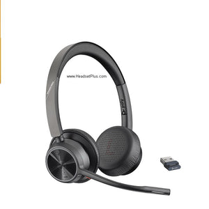 Poly Voyager 4320 Wireless Bluetooth Headset - Stereo, 164 ft Range