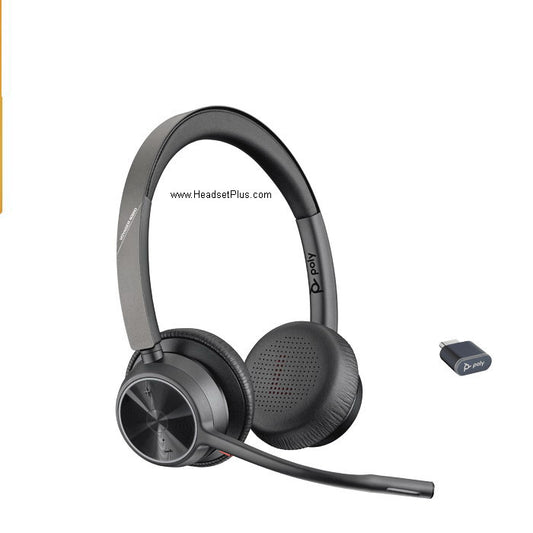 Poly Voyager 4320-M MS Stereo USB-C Bluetooth Headset, Teams