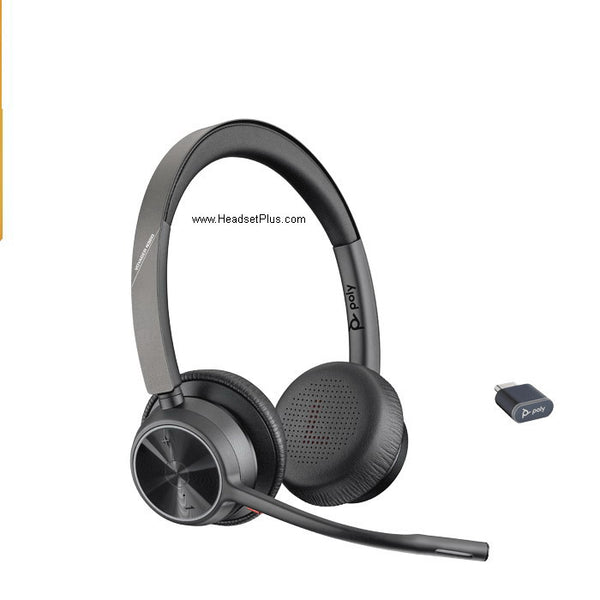 Poly Voyager 4320-M MS Stereo USB-C Bluetooth Headset, Teams