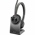 Poly Voyager 4320 UC Bluetooth Stereo USB-C Headset w/Stand