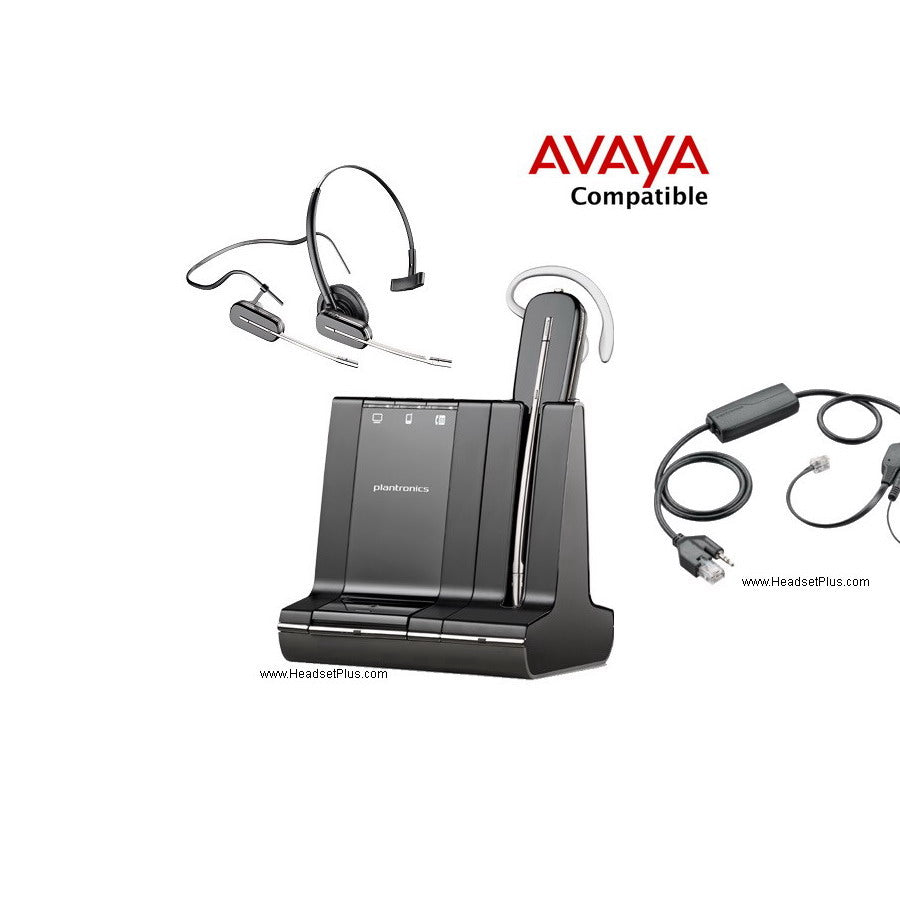 Plantronics Savi 8240+Avaya EHS J100 1400 1600 9400 9600 (APV-63)