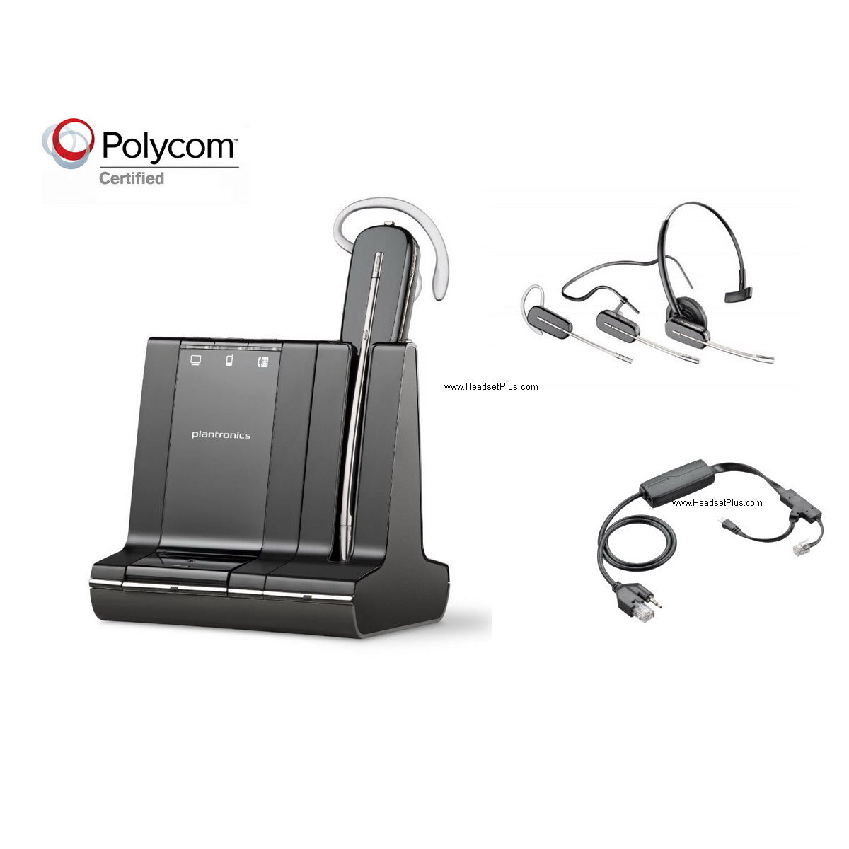 Plantronics Savi 8240+Polycom EHS for Polycom Phones (APP-51)