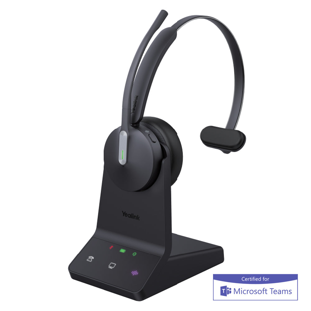 Yealink WH64 Mono Teams – DECT & Bluetooth Hybrid Wireless Heads
