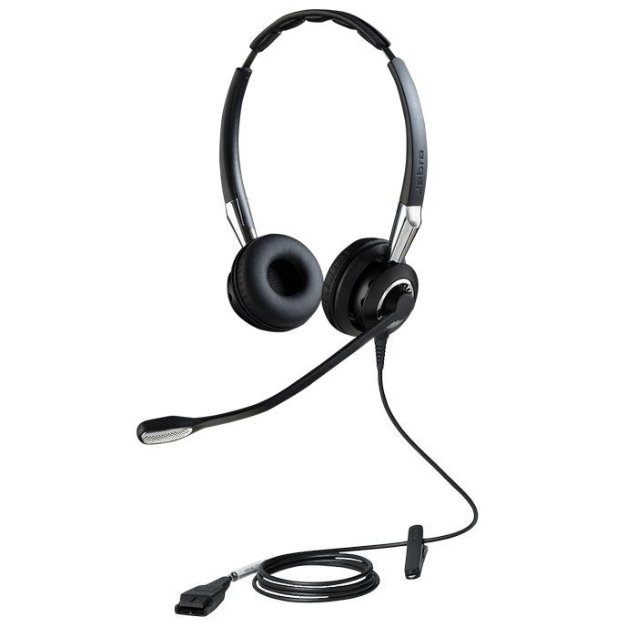 Jabra Biz 2400 II Duo Ultra-Noise Canceling UNC QD Headset