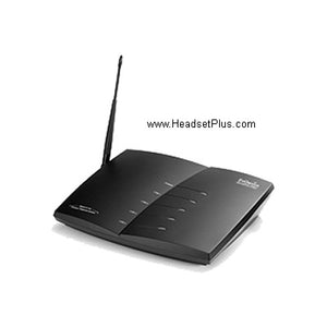 EnGenius cordless phone base station with an upright antenna and a row of line indicator lights