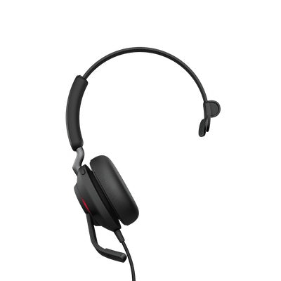 Jabra Evolve2 40 MS Mono USB-C Corded Headset, MS Teams Certified