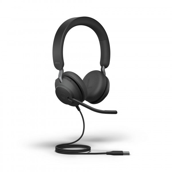 Jabra Evolve2 40 SE, MS Stereo Corded Headset USB-A *DISCONTINUED*