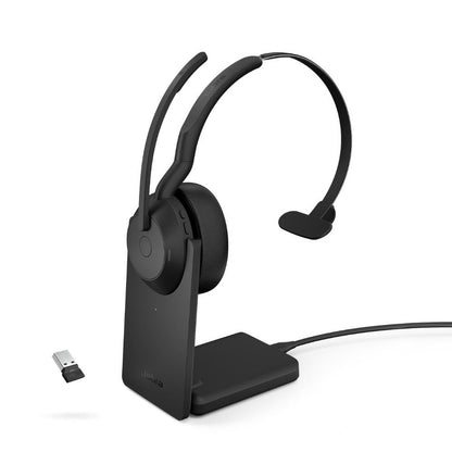 Jabra Evolve2 55 UC Mono USB-A Bluetooth Headset w/Stand