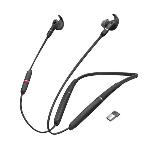 Jabra EVOLVE 65e UC + Link 370 Bluetooth USB Earbuds *DISCONTINUED*