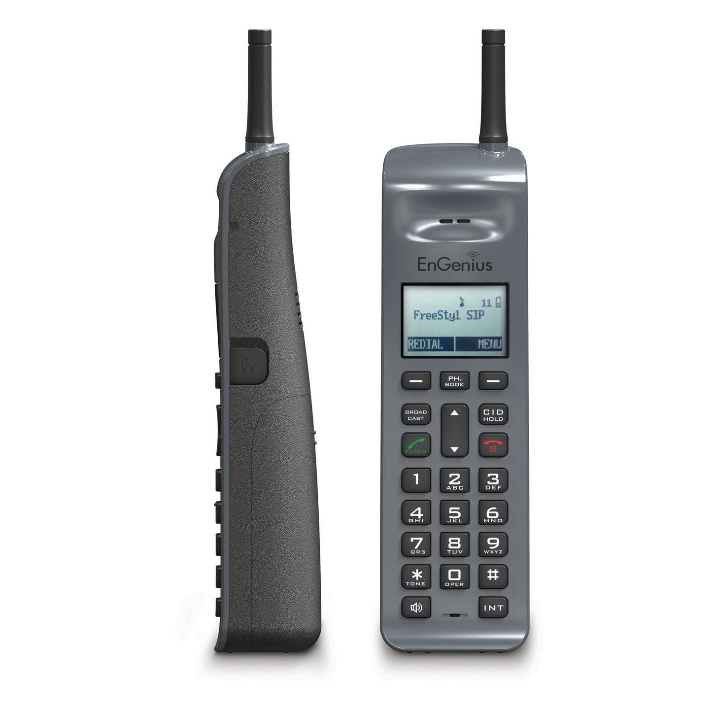 EnGenius FreeStyl SIP Long Range Cordless Phone w/2 Handsets