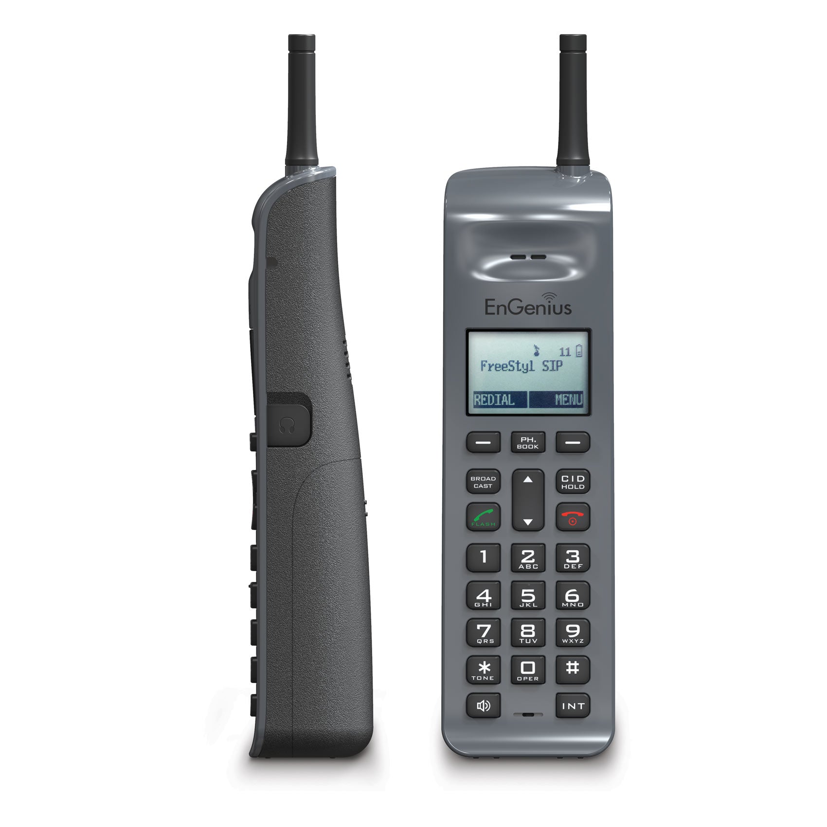 EnGenius FreeStyl SIP Long Range Cordless Phone w/2 Handsets