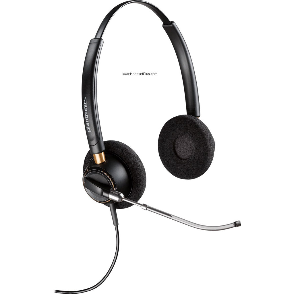 Plantronics HW520V EncorePro Binaural VoiceTube Headset HAC cert