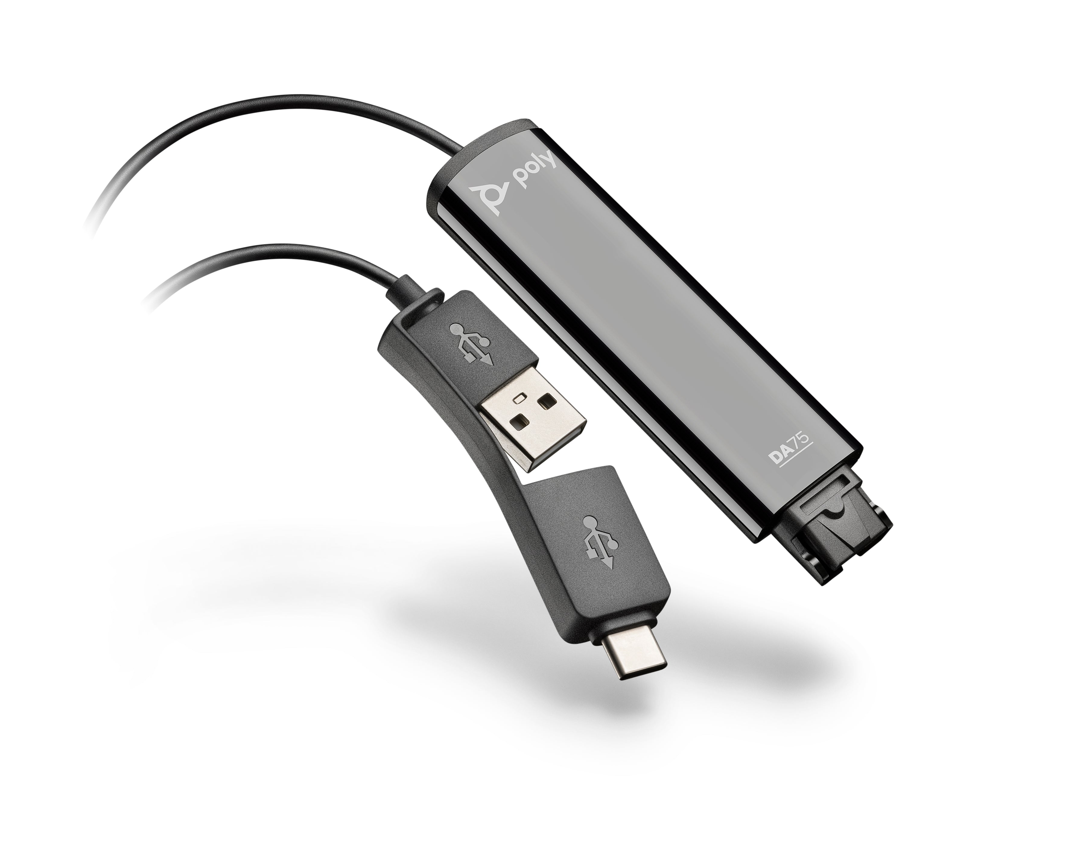 Poly DA75 USB-A & USB-C Adapter