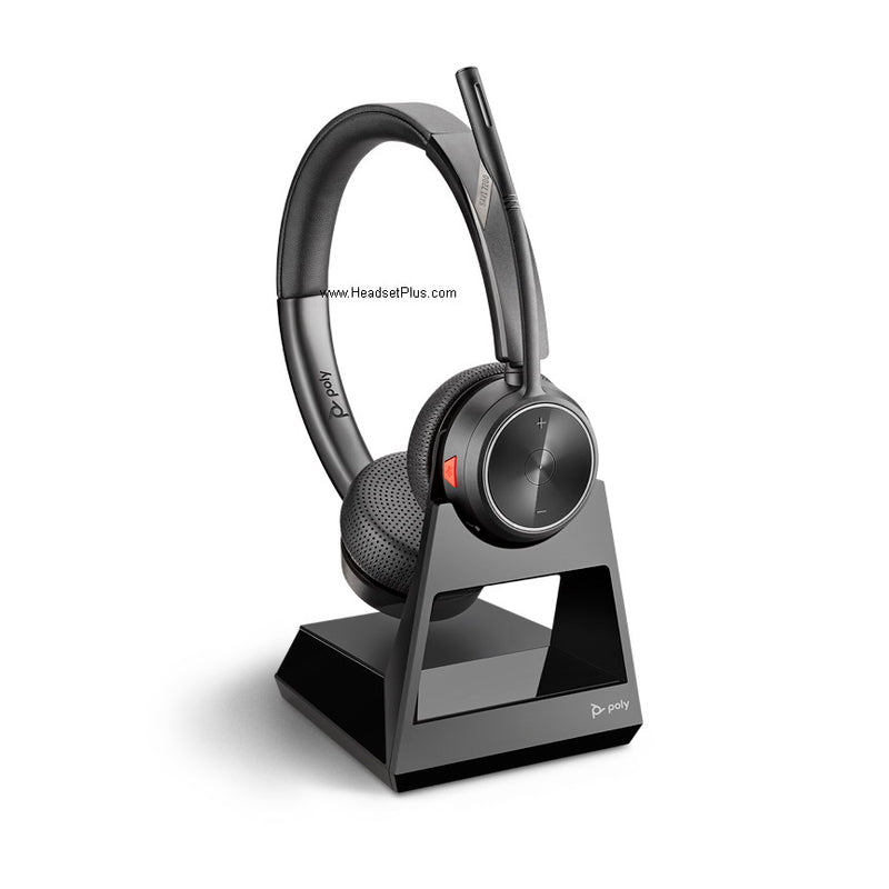 Poly Savi 7220 DECT Wireless Stereo Headset for Desk Phones