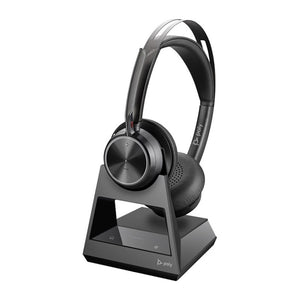 Poly Voyager Focus 2 Office Wireless Stereo Headset - 3-Way Connectivity