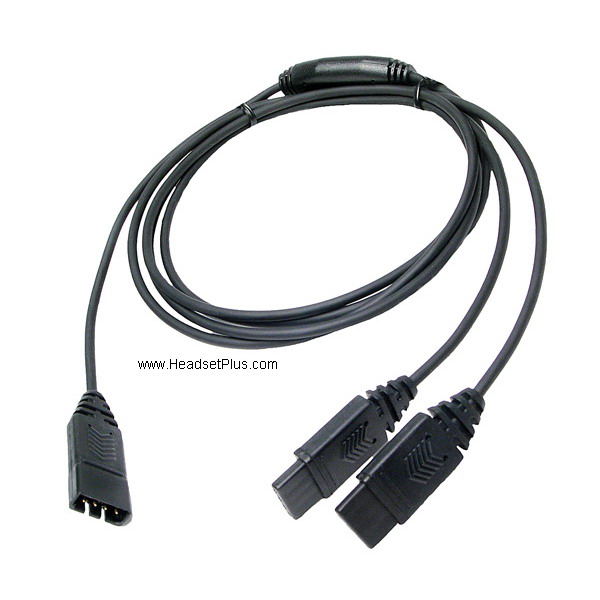 VXi V-series Headset Y-Training Adapter Cable with Mute