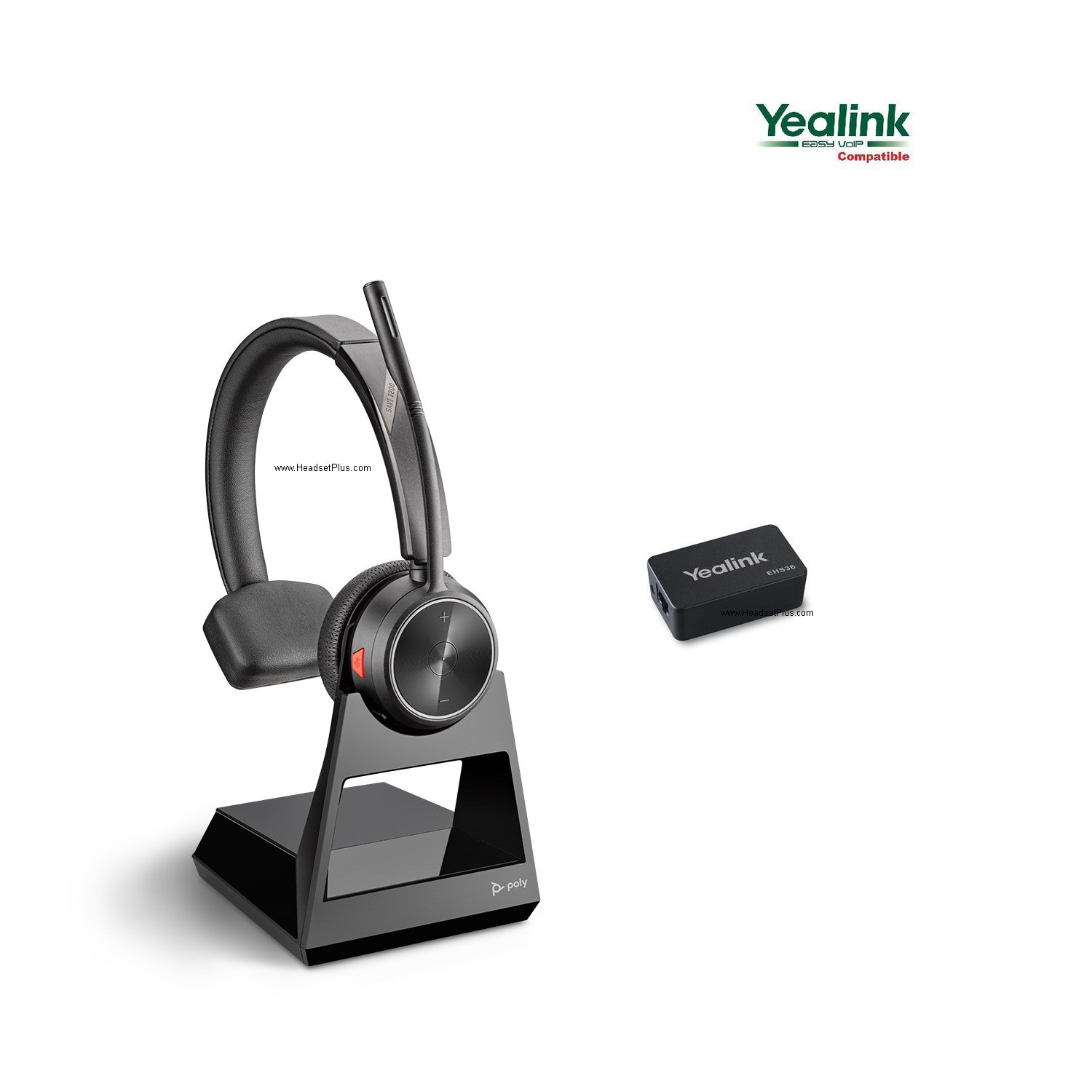 plantronics savi 7210+yealink ehs for yealink phones (ehs36) view