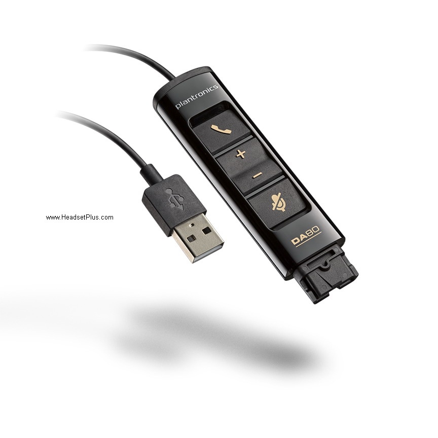 Plantronics DA80 USB Audio Processor for Plantronics Headsets