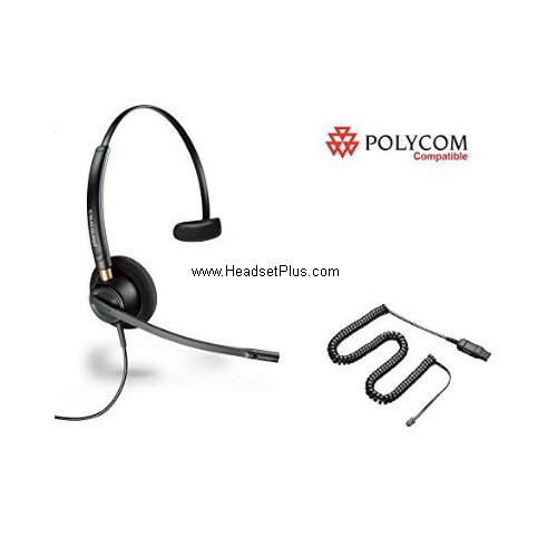 Plantronics HW510-POLY Polycom IP Phone Compatible Headset