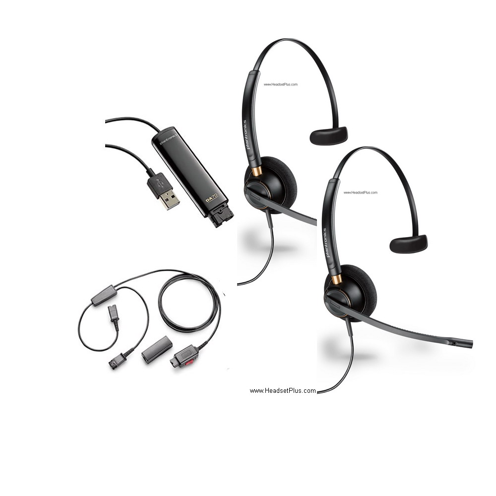 Plantronics USB Training Bundle with 2 x HW510 Headsets