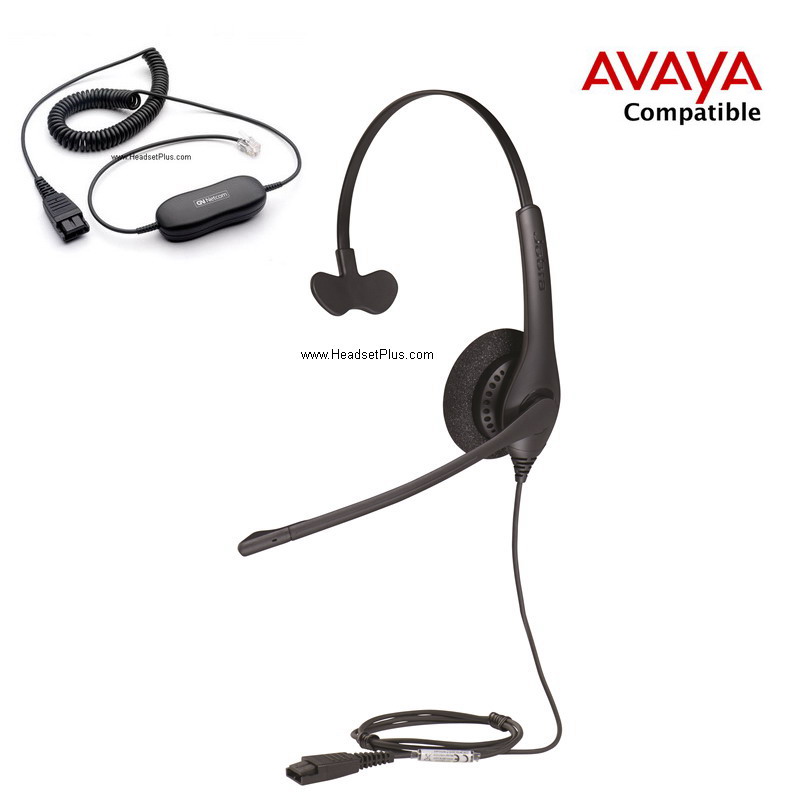 Jabra Jabra Biz 1100 Mono Headset für Avaya 1408 2410 5410 M7310 M7324 T7208 & T7316E 
