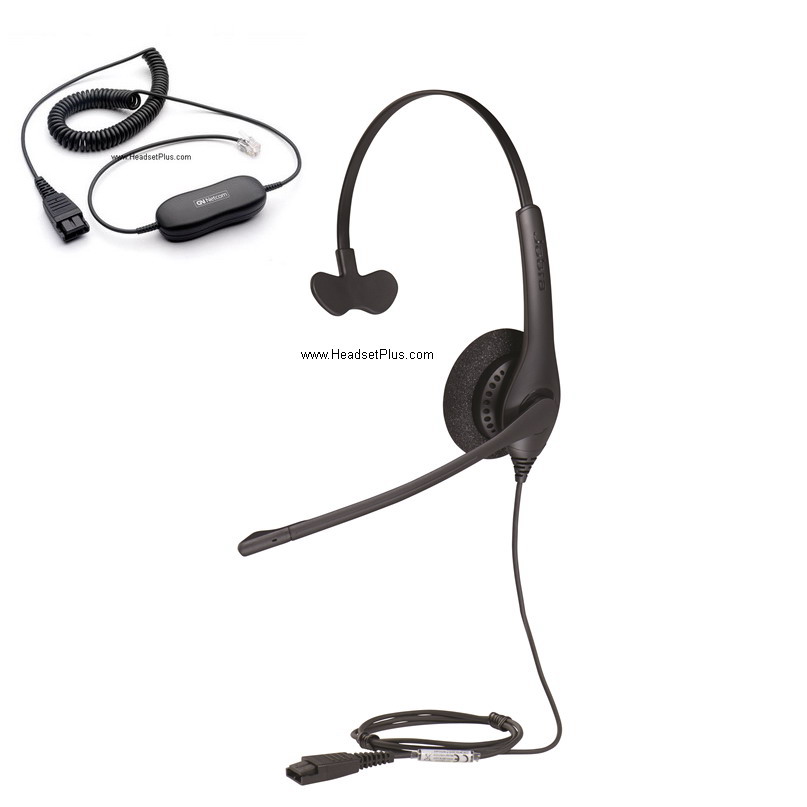 jabra biz 1500 mono direct connect headset view