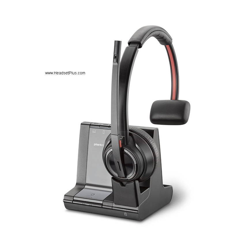 plantronics savi 8210-m microsoft wireless headset mono, 8200 view