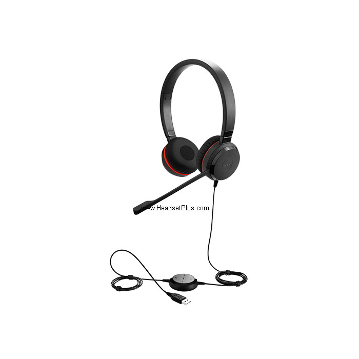 jabra evolve 30 ii ms stereo usb headset for ms skype w/3.5mm view