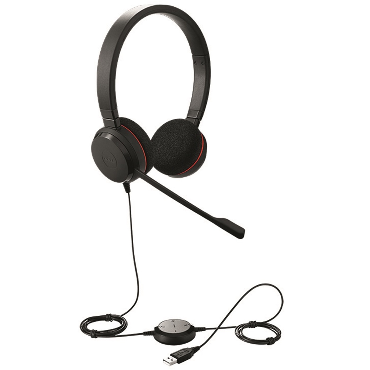 jabra evolve 20 uc stereo usb-a headset view