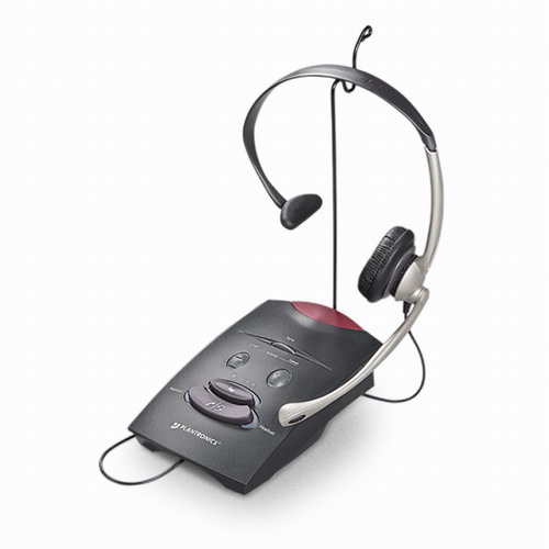 Hands Free Plantronics S11 Office Telephone Wired Headset System w/ Amplifier 
