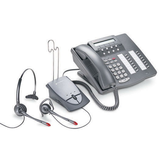 PLANTRONICS S12 Hands Free Telephone Headset System 2 in 1 Noise-Canceling 
