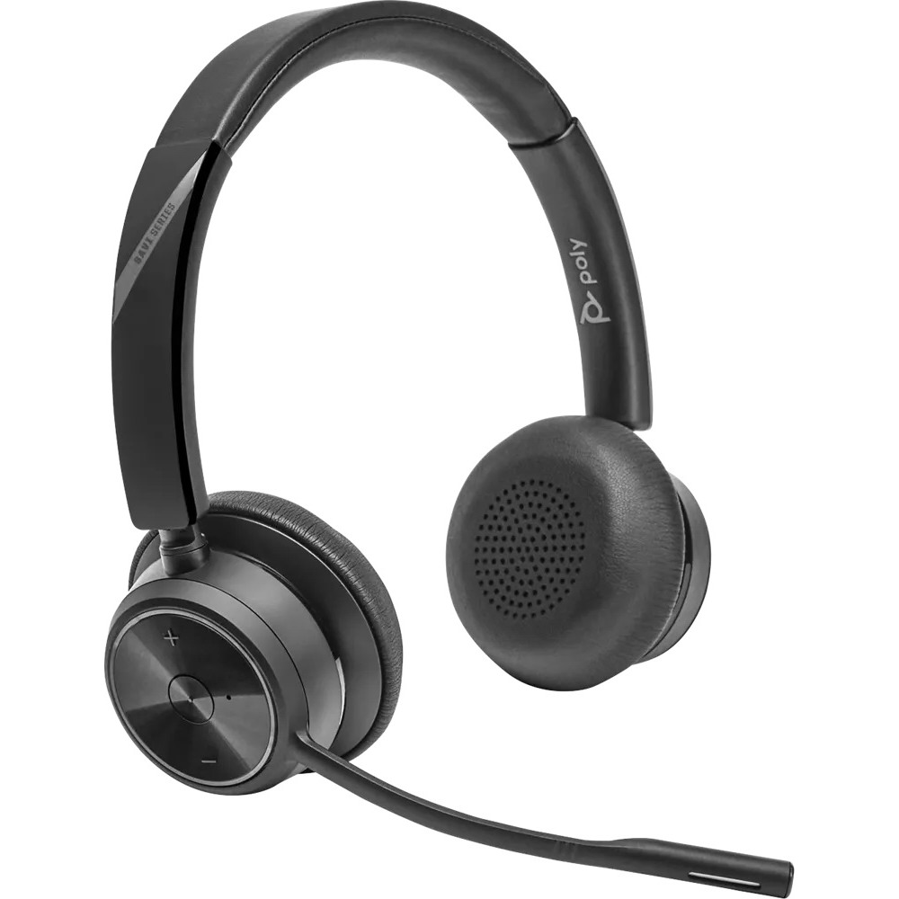 Poly Savi 7420 Office Stereo Wireless Headset, Deskphone, PC, Cell  8L567AA#ABA